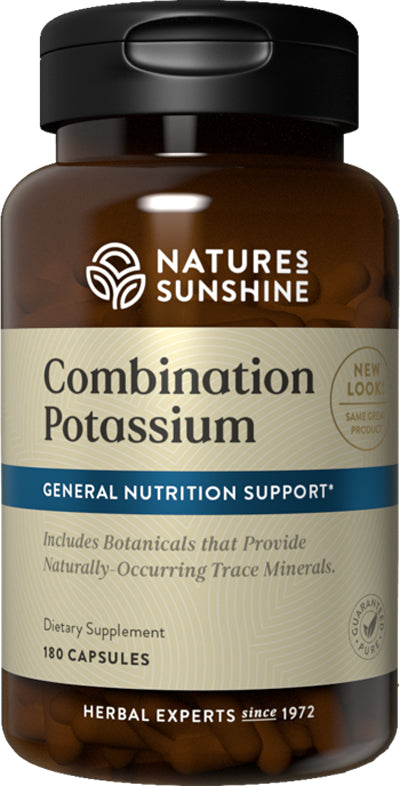 Natures Sunshine Combination Potassium Capsules 180