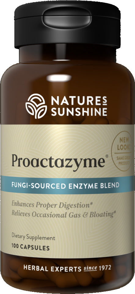 Natures Sunshine proactazyme Plus Capsules 100