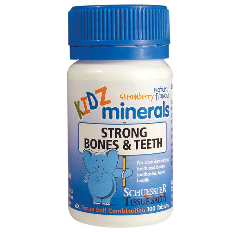 Schuessler Tissue Salts Kidz Strong Bones and Teeth 100 tabs