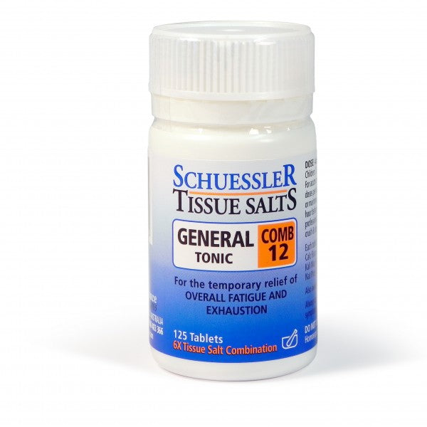 Schuessler Tissue Salt COMB 12 General Tonic Tablets 250