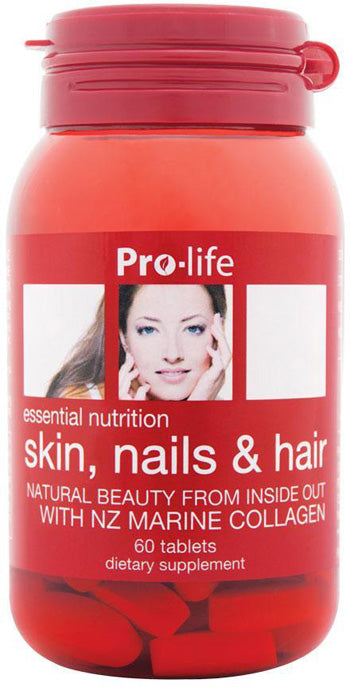 Pro-life Skin, Nails and Hair 60 tablets - Health Chemist NZ - Online ...