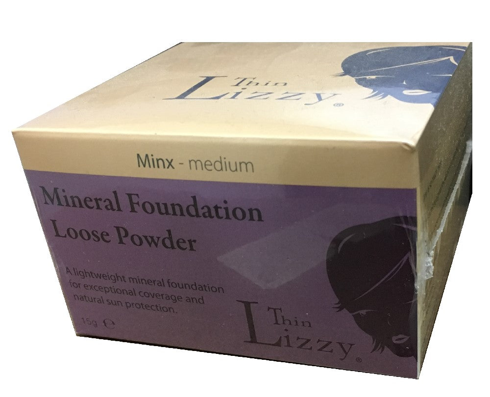 Thin Lizzy Loose Mineral Foundation - Minx, 15g