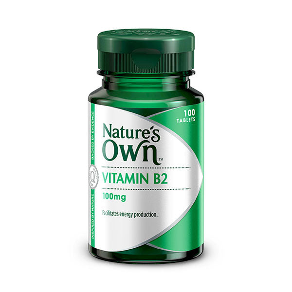 Natures Own vitamin B2 100mg Tablets 100