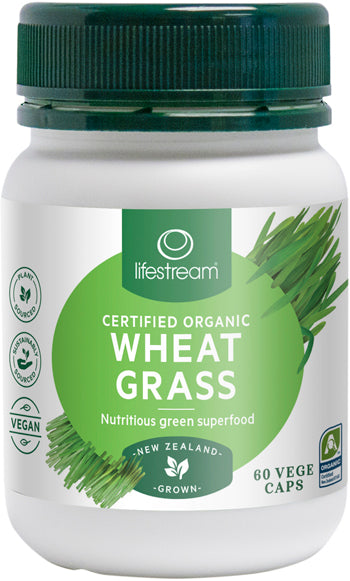 Lifestream Wheat Grass 60 Vege Capsules