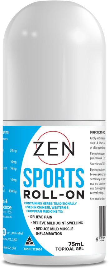 Zen Sports Roll On 75g