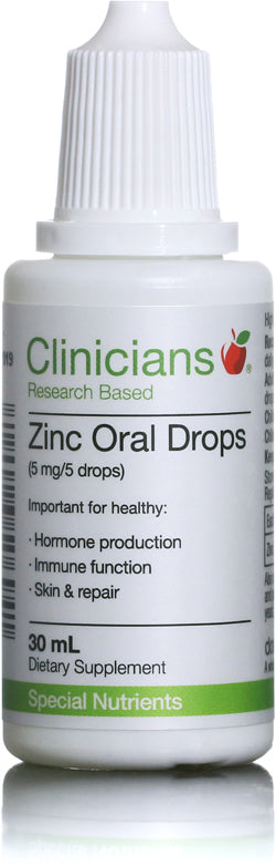 Clinicians Zinc 5mg Oral Drops 5 drops