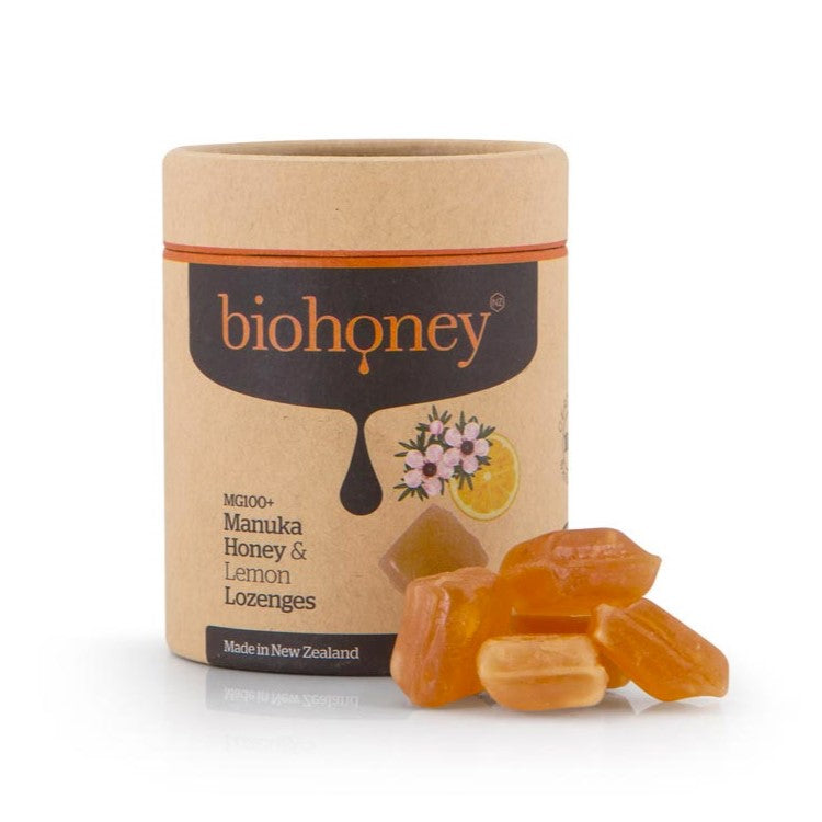 Biohoney Manuka Honey & Lemon Lozenges 12s
