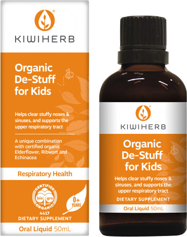 Kiwiherb Organic De-Stuff For Kids 50ml