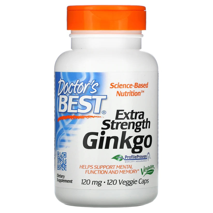 Doctor's Best Extra Strength Ginkgo 120mg vegcap 120