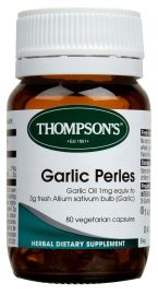 Thompsons High Potency Garlic Perles 3000 Capsules 80