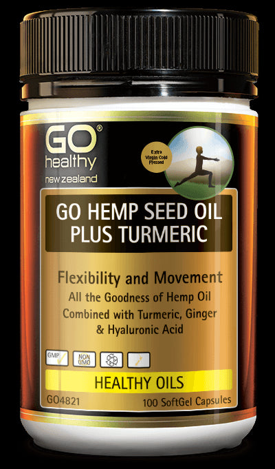 Go Healthy Go Hemp Seed Oil Plus Turmeric 100s