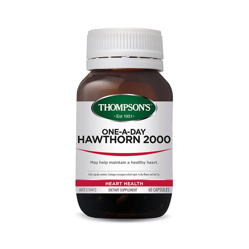 Thompson's One-A-Day Hawthorn 2000mg 30 Capsules