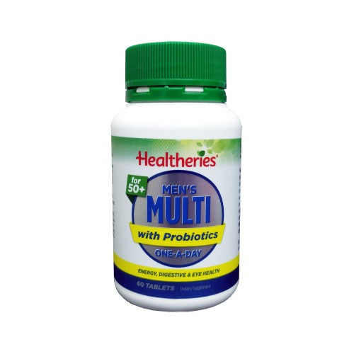 Healtheries 50 men's Multi One-A-Day Tablets, 60