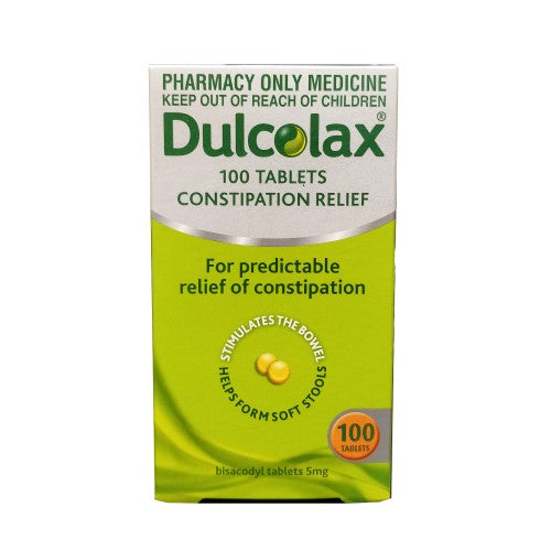 Dulcolax Constipation Relief Tablets 100 (Max 2 Packets per order)