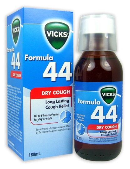 Vicks Formula 44 Cough Suppressant 180ml