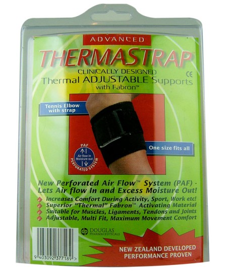 Thermastrap Tennis Elbow With Strap - One Size Fits All