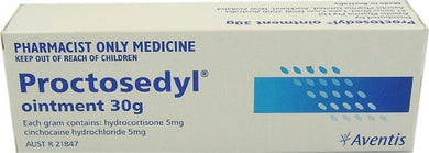 Proctosedyl Ointment 30g - Health Chemist NZ - Online Pharmacy