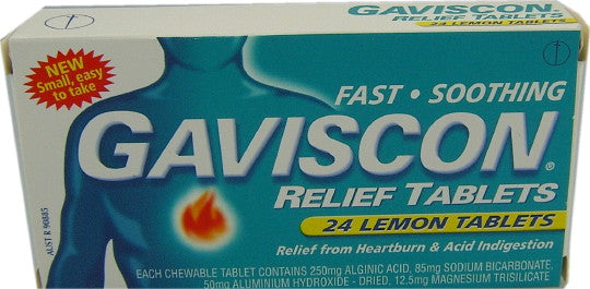Gaviscon Tablets Lemon (24)