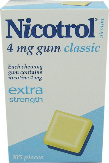 Nicotrol Gum Classic 4mg (105)