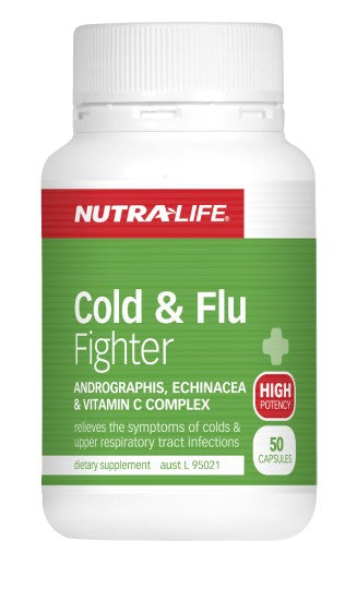 Nutralife Cold & Flu Fighter Capsules 50