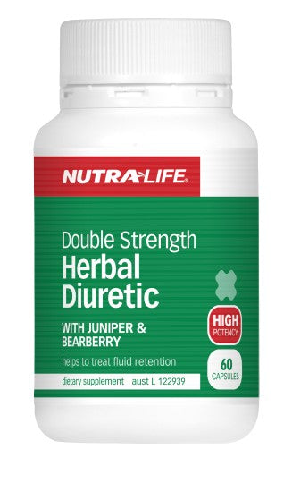 Nutralife Herbal Diuretic Double Strength Formula Capsules 60
