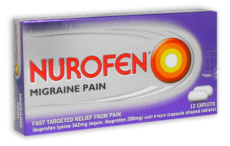Nurofen Migraine Pain Caplets 12