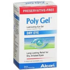 Alcon Poly Gel Lubricating Eye Gel 30 Single-Use Containers