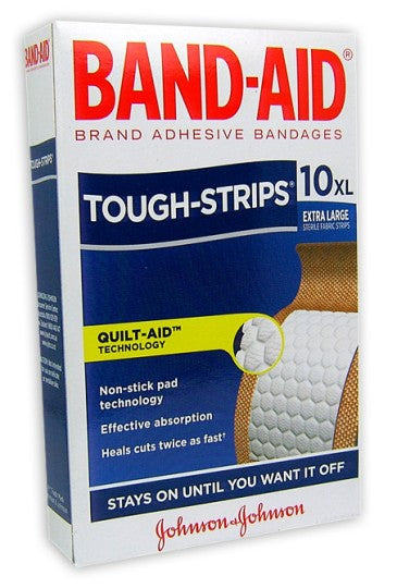 Band-Aid Tough Strips XL 10