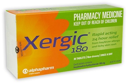 Xergic 180mg Tablets 30