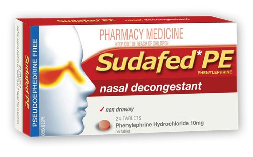 Sudafed PE Nasal Decongestant Tablets 24