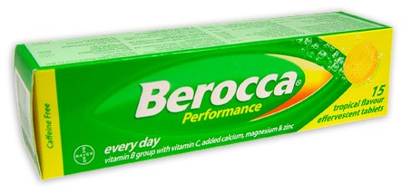 Berocca Performance Tropical Flavour Effervescent Tablets 15
