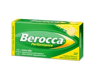Berocca Performance Tropical Flavour Effervescent Tablets 30