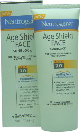 Neutrogena Age Shield Face Sunblock SPF70 88ml