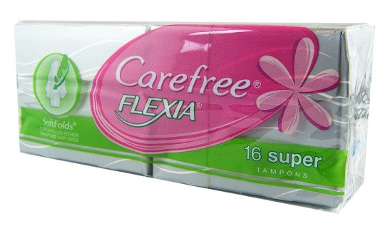 Carefree Flexia Super Tampons 16