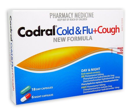Codral Cold + Flu + Cough Day And Night Capsules 24