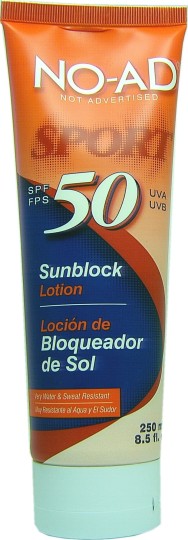 No-Ad Sport Sunblock Lotion 250ml SPF50