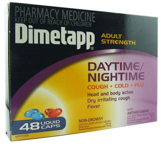 Dimetapp Daytime/Nightime Liquicaps 48