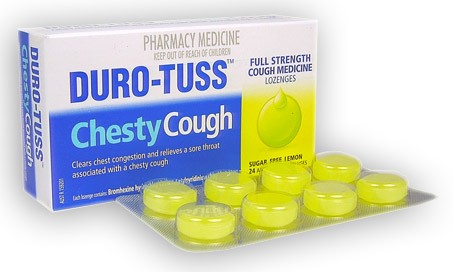 Duro-Tuss Chesty Cough Lemon Lozenges 24