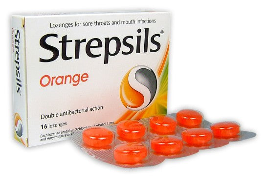 Strepsils Orange Lozenges 16