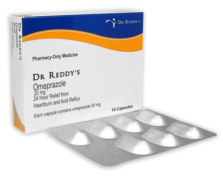 Dr Reddys Omeprazole 20mg Tablets 14