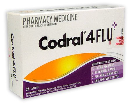 Codral 4 Flu Tablets 24