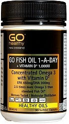 Go Fish Oil 1-a-Day + Vitamin D 1000IU Capsules 90