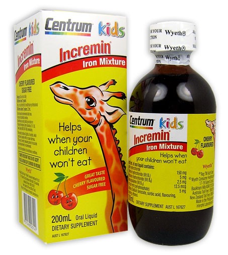 Incremin Iron Mixture Syrup for Kids 200ml