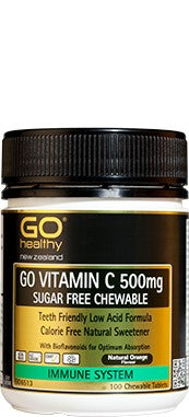 Go Vitamin C 500mg Chewable Tablets 100
