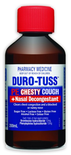 Duro-Tuss PE Chesty Cough plus Nasal Decongestant 200ml