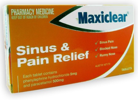 Maxiclear Sinus + Pain Relief Tablets 60