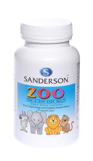 Sanderson Zoo Kids Multi Chewable Tablets 90