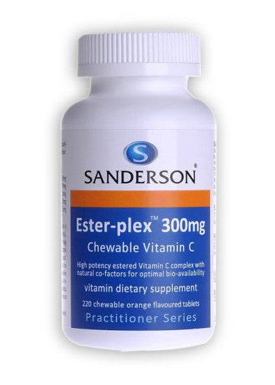 Sanderson Ester-plex 300mg Vitamin C Chewable Tablets 220