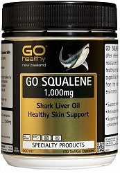 Go Squalene 1000mg Shark Liver Oil Capsules 180