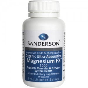 Sanderson High Absorption Organic Magnesium FX Tablets 60